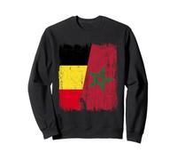 Maglia Belgio Marocco Half Flag Belgian Maroccan Heritage Jersey Felpa