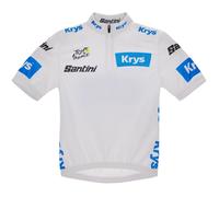 Santini Maglia A Maniche Corte Tour De France Official Best Young Rider