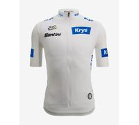 Maglia bianca Tour de France 2025 - Leader Classifica Giovani Fan Line manica corta - Taglio Classic - XS