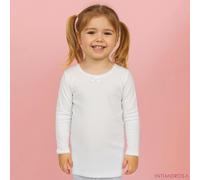 Maglia bimba Ellepi 678 manica lunga caldo cotone 3 pz