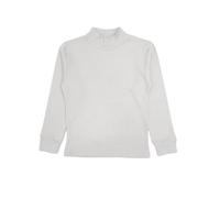 Maglia "Bimbi Sempre" invernale a lupetto per bambino e bambina in caldo cotone interlock, adatto per abbinamenti, per recite, vari colori per ragazzo e ragazza. (14 anni - 160 cm, BS - PANNA)