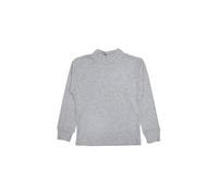 Maglia "Bimbi Sempre" invernale a lupetto per bambino e bambina in caldo cotone interlock, adatto per abbinamenti, per recite, vari colori per ragazzo e ragazza. (8 anni - 128 cm, BS - GRIGIO CHIARO)