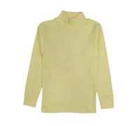Maglia "Bimbi Sempre" invernale a lupetto per bambino e bambina in caldo cotone interlock, adatto per abbinamenti, per recite, vari colori per ragazzo e ragazza. (2 anni - 92 cm, BS - Giallo)
