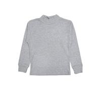 Maglia "Bimbi Sempre" invernale a lupetto per bambino e bambina in caldo cotone interlock, adatto per abbinamenti, per recite, vari colori per ragazzo e ragazza. (2 anni - 92 cm, BS - GRIGIO CHIARO)