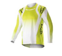 maglia bimbo alpinestars youth racer push jersey YELLOW FLUO WHITE