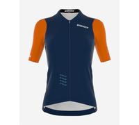 Maglia Bioracer Icon 2025 manica corta blu nautica arancione donna - L