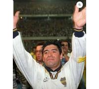 Maglia BOCA JUNIORS 96-97 MARADONA 10 CALCIO CAMISETA JERSEY RIQUELME AWAY