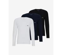 Maglia BOSS Classic manica lunga bianco nero blu (3 unità) - M