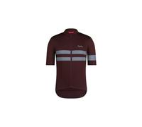 Maglia brevet uomo maglia a maniche corte marrone argento