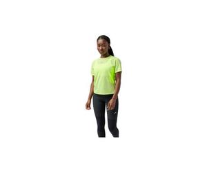 Maglia brooks high point 2 0 a maniche corte gialla da donna