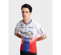 Maglia Burgos Burpellet BH 2025 Mongolia Champion manica corta bianco rosso blu - M