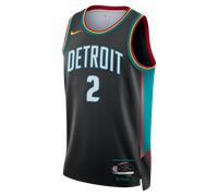 Maglia Cade Cunningham Detroit Pistons City Edition Swingman Nike NBA - Uomo - Grigio L