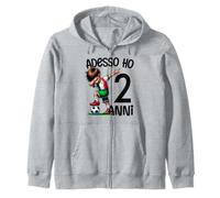 Maglia Calcio 2 Anni Compleanno Bambino Adesso Ho 2 Anni Felpa con Cappuccio