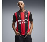 Ac Milan Puma Maglia Calcio Football Shirt UOMO Rosso Nero Home maniche corte