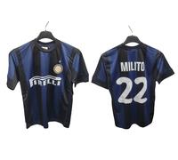 MAGLIA CALCIO FC INTER 2014 DIEGO MILITO TAGLIA L UFFICIALE LEGGENDA MAGLIETTA