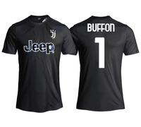 MAGLIA Calcio JUVENTUS UFFICIALE Personalizzata BUFFON 1 bimbo Adulto GIGI NERA