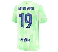 Maglia Calcio Lamine Yamal #19 Home 2024/25, Verde, XL