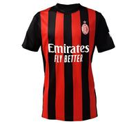Maglia Calcio Milan Ufficiale 2025/2026 - Replica Maglia Milan 25 26 - Idea Regalo Tifosi Milanisti - Adulto Ragazzo (IT, Testo, S, Regular, Regular, Home (Casa))
