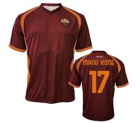 MAGLIA Calcio ROMA UFFICIALE MANU KONE N 17 Bimbo Adulto 2025-2026 AS ROMA