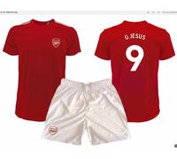 MAGLI CALZONI Calcio ARSENAL UFFICIALE GABRIEL JESUS N 9 2024-2025 Completo kit