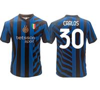 Maglia Carlos Augusto Inter Home 2024 2025 Nerazzurra ufficiale 30 Due Stelle