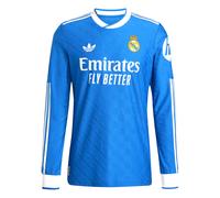 Maglia Casa Autentica a maniche lunghe Real Madrid 2025/26 Bleu L