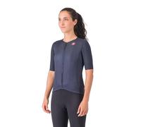 Maglia Castelli Aero Pro 8S Manica Corta Blu Belga Donna, Taglia S
