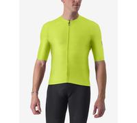 Maglia Castelli Aero Race 6.0 Rosso Corsa manica corta verde lime elettrico - L