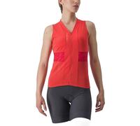 Maglia Castelli Anima 4 Senza Maniche Ibisco Arancione Chiaro Donna, Taglia XL