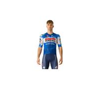 Maglia castelli climber s 4 0 soudal quick step 2024 a manica corta blu