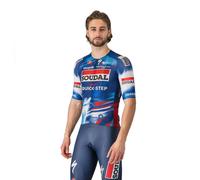Maglia Castelli Climber's A/C Blu Rosso Soudal Quick-Step, Taglia S