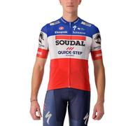Maglia Castelli Competizione 2 Campione di Francia Manica Corta Blu Soudal Quick-Step, Taglia XXL