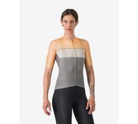Maglia Castelli Elegante manica corta arancione grigio donna - L