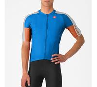 Maglia Castelli Entrata 6 - Azzurro arancio XL / Azzurro