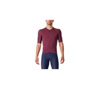 Maglia castelli espresso bordeaux a manica corta