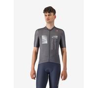 Maglia Castelli Espresso R-A/D manica corta grigio fumo - L