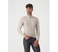 Maglia Castelli Espresso Thermal manica lunga beige argilla - M