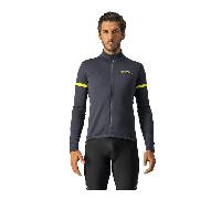 Maglia Castelli Fondo 2 FZ Manica Lunga Grigio Scuro, Taglia M