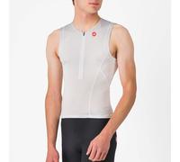 Top Free Speed 3 Rosso Corsa senza maniche bianco - XXL