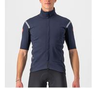 Castelli 4522512-424 GABBA RoS 2 Giacca Uomo, BELGIAN BLUE/SILVER REFLEX, Taglia M