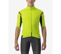 Maglia Castelli Gabba RoS 2 Rosso Corsa GORE-TEX INFINIUM™ manica corta verde lime elettrico grigio - XS