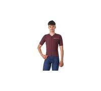 Maglia castelli premio evo bordeaux a manica corta