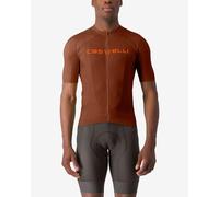 Maglia Castelli Prologo Lite manica corta marrone arancione - XL