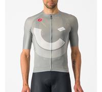 Maglia Castelli R-A/D Rosso Corsa manica corta grigio multicolor - XL