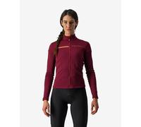Maglia Castelli Sinergia 2 manica lunga rosso scuro rosa brillante donna - M