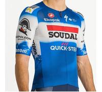 Castelli Maglia Soudal Quick‑Step 2024 Aero Race 7.0 Blu XXXL