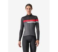 Maglia Castelli Tornare manica lunga grigio scuro rosso donna - XL
