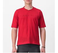 Maglia Castelli Trail Tech 2 manica corta rosso scuro - L