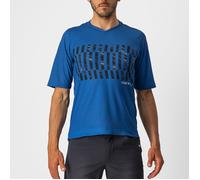 Castelli Trail Tech Short Sleeve T-shirt Blu M Uomo Blue
