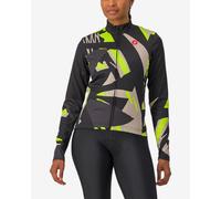 Maglia Castelli Tropicale manica lunga nero grigio giallo donna - S